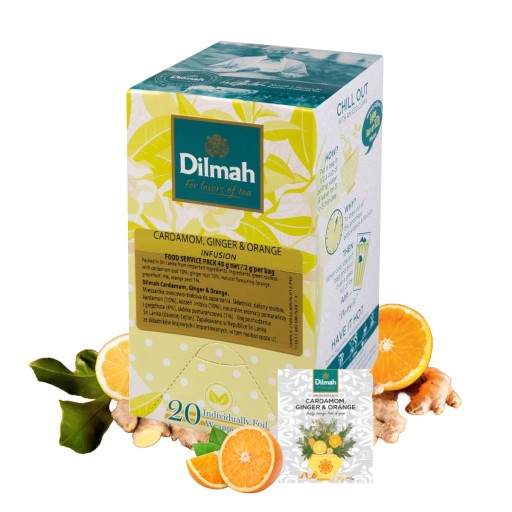 Dilmah Zelený Rooibos Kardamóm Zázvor Pomaranč