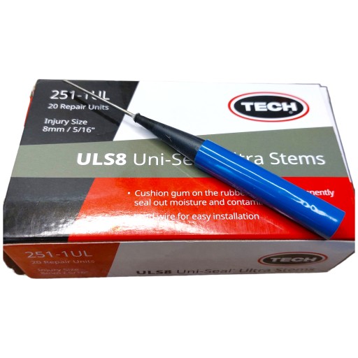 Tech ULS8 UniSeal Predstavec pneumatiky kolíky 8mm s drôtom 1PC