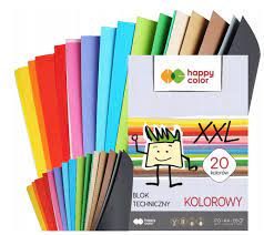 Technický blok A4Happy Color 20 listov 170G COLOR