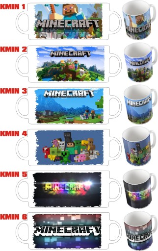 MINECRAFT hrnček PRE DIEŤA, RÔZNE DIZAJNY DARČEK