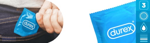 DUREX CLASSIC CONDOMS CLASSIC MOISTURIZE 3 ks