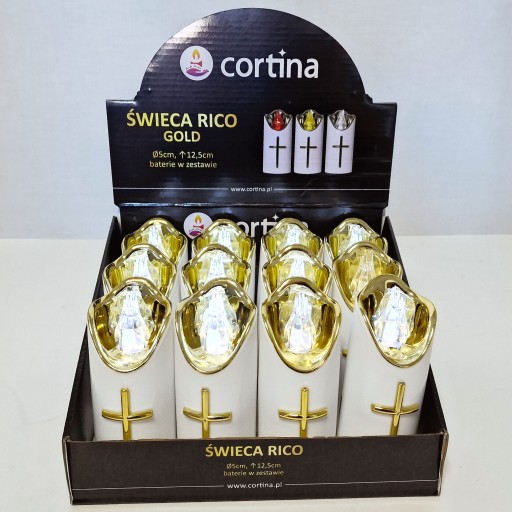 VEĽKÁ LED VLOŽKA DO SVIEČKY NA NAPÁJANIE BATÉRIOU 12,5cm PRE GRANES VLOŽKY DO SVIEČKY