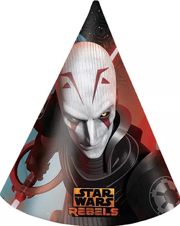 Narodeninové čiapky Star Wars Rebels 6ks.