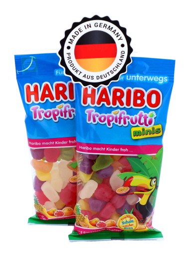 HARIBO MINI Tropické ovocné želé 75g DE