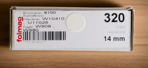 Samolepiace krytky fi 14 mm biele Folmag 320 maskovacie nálepky 25 ks.