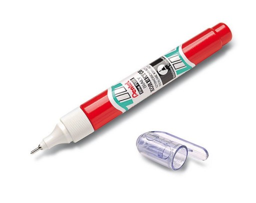 Korektor v popisovacom pere ZLC63 PENTEL, kovový hrot