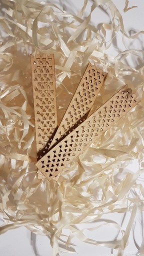 Drevený knôt na sójový vosk 8cm, OPENWORK, 3 ks
