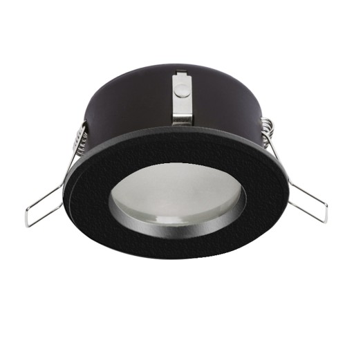Hermetické halogénové očko pre Soffit Matt Black IP44