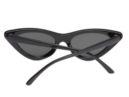 Dámske SLNEČNÉ OKULIARE CAT EYE, čierne