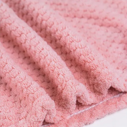 Vlasový turban, mikrovláknový uterák na sušenie, ružová SEOL Cosmetics
