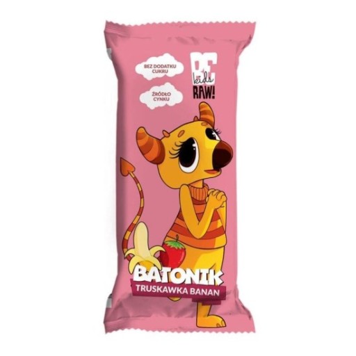 BERAW Kids jahodová a banánová tyčinka 25 g