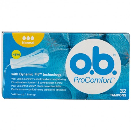O.B. TAMPÓNY ULTIMATE COMFORT NORMAL 32 KS.