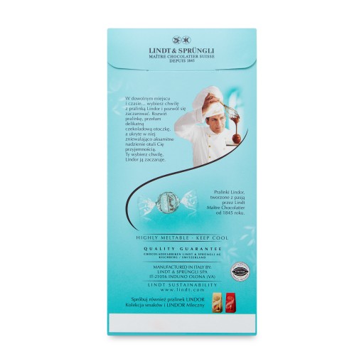 Lindt LINDOR Pralinky kokosové čokolády mliečna čokoláda kokos 100g