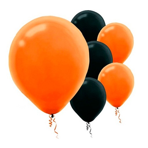 Sada dekorácií halloweenskych balónov - 50 ks