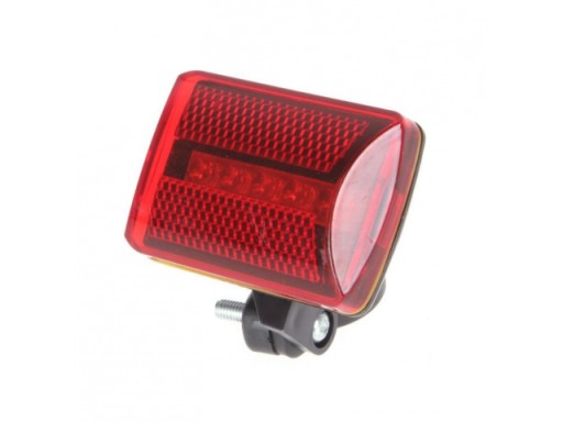 EOT008 LED CYKLISTICKÁ LAMPA PRE ZADNÉ silné svetlo 7 režimov HELVETIOS