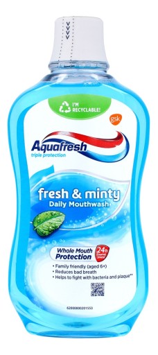 GSK Aquafresh liquid fresh & minty 500 ml