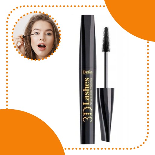 Delia New Look 3D Black predlžujúca a zahusťujúca maskara 12ml