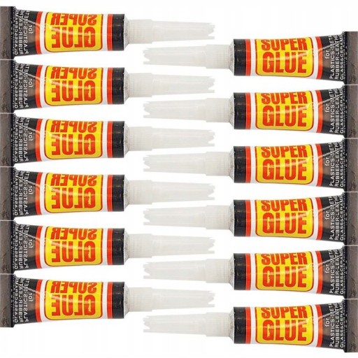 SUPER GLUE RÝCHLE EXTRA SILNÁ SILNÁ SILNA UNIVERZÁLNA SADA 12 ks