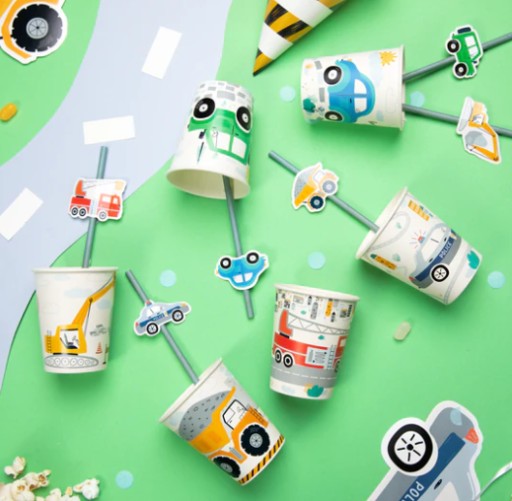 narodeniny STRAWS CARS vozidlá bager prax PP