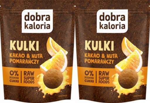 Zdravý snack kakaové guľky s nádychom pomarančových datlí Mandle Orechy x2