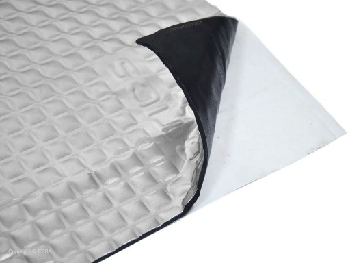 BUTYL ROHOŽ, tlmenie ALUBUTYL 2mm 1 ks. 37x50cm - CTK Acoustics 2.0