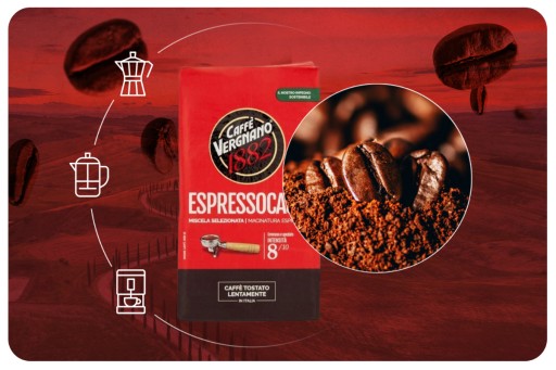 Vergnano Espresso Casa 250g mletá káva