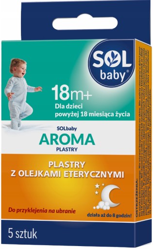 SOLbaby AROMA náplasti na upchatý nos a nádchu 5 náplastí