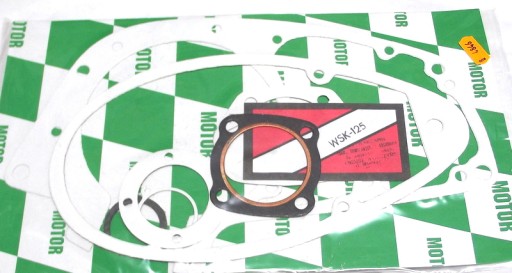 WSK 125 tesnenie motora, valec, piest, hlava