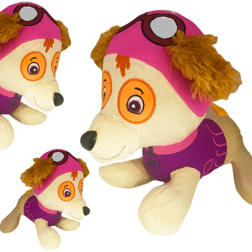 Tlapková patrola SKYE VEĽKÝ PLYŠOVÝ MASKOT 24CM ROZPRÁVKOVÝ PLYŠOVÝ MAZLÍČEK