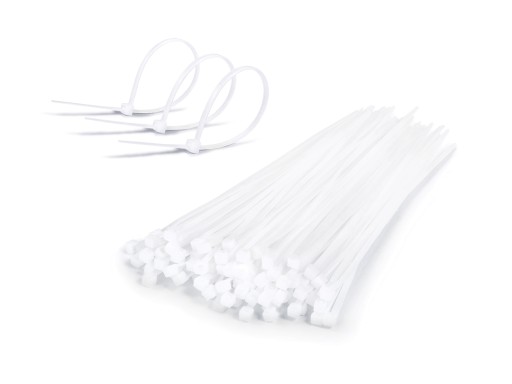 KABELOVÉ VIAZAKY KABELOVÉ VIAZAČKY BIELE 3x150mm 100KS