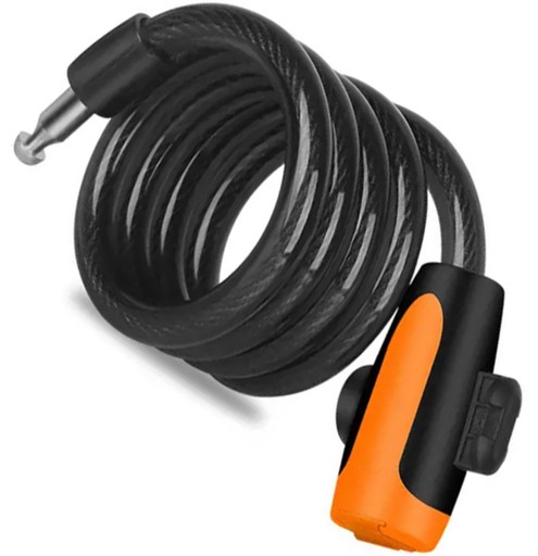 Lanový zámok na bicykel Aptel 100 cm