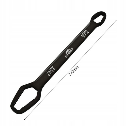 TORX UNIVERZÁLNY OTVORENÝ KĽÚČ, PALCE 8-22