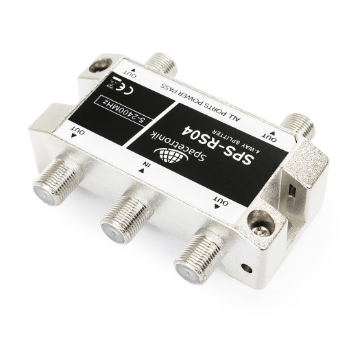 Splitter 1/4 5-2400 MHz Spacetronik SPS-RS04