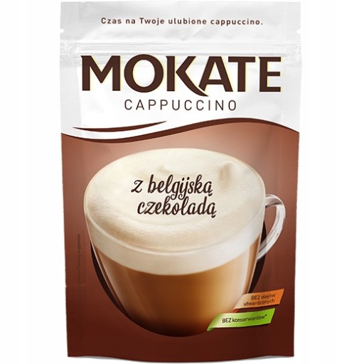 Kávový nápoj Kávová oriešková pena Cappuccino bez espresso kávovaru 160g Mokate