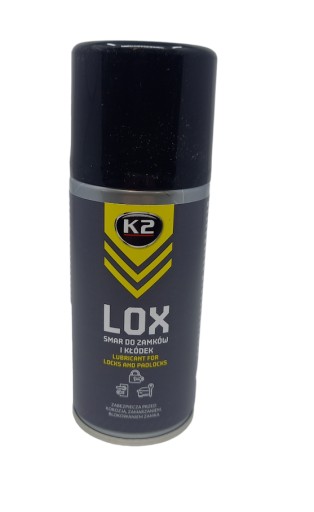 MASTNÝ OLEJ NA ÚDRŽBU ZÁMKOV A VISNÝCH ZÁMKOV K2 LOX 150ml