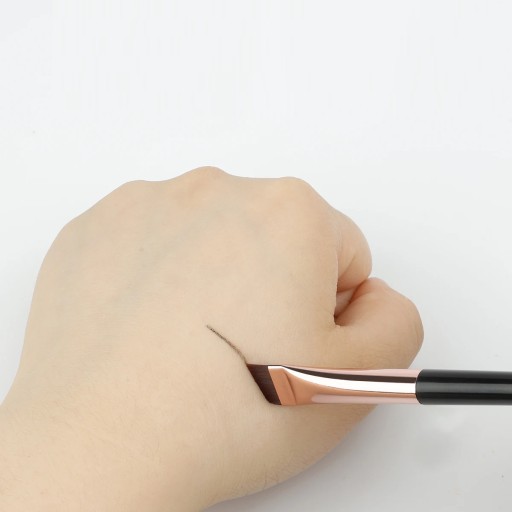 Sada šikmých štetcov na očný make-up, obočie, očné linky a linky Seol hennou
