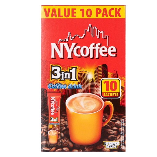 Instantný kávový nápoj 3v1 3v1 káva NYcoffe 10ks