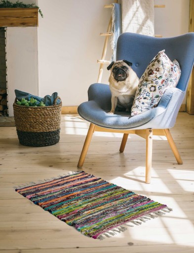 TKANINY KOBEREC, FAREBNÝ, SVETOVÝ, STRABÁK, MIX BOHO, 40x60cm