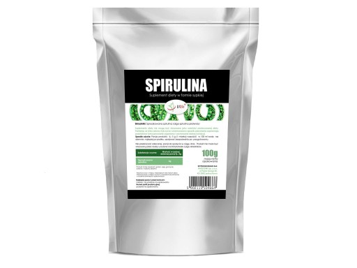 SPIRULINA PRÁŠKOVÁ RIASA 100G VITAMÍNY MINERÁLY PRÁŠOK