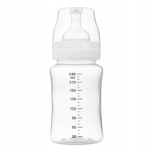 AKUKU ŠIROKÉ ANTIKOLICKÉ FĽAŠE, cumlík 240ml 0m