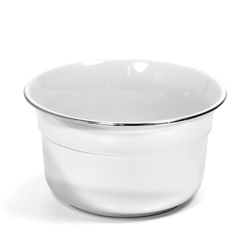 Omega strieborná miska na holenie Bowl 227/BC chróm