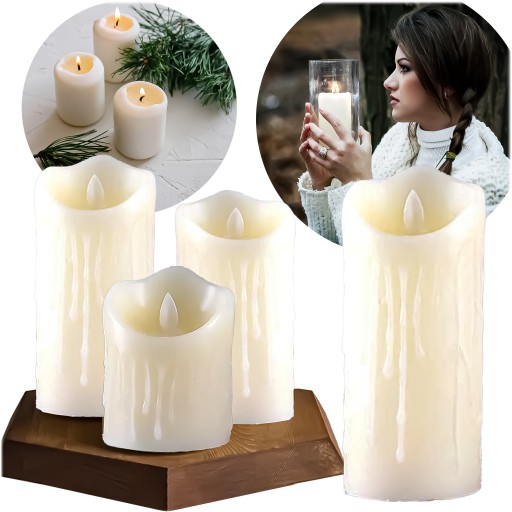 LED VLOŽKA SVIEČKY PRE SKVELÝ EFEKT PLAMEŇA SVIEČKY SVIEČKA 11CM SADA BATÉRIÍ