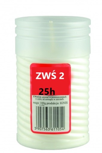 vložka na sviečky ZWŚ2 25h