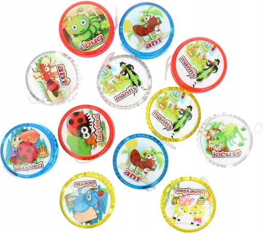 YOYO HMYZ SVIETIACA LED HRA YOYO ZVIERATKA