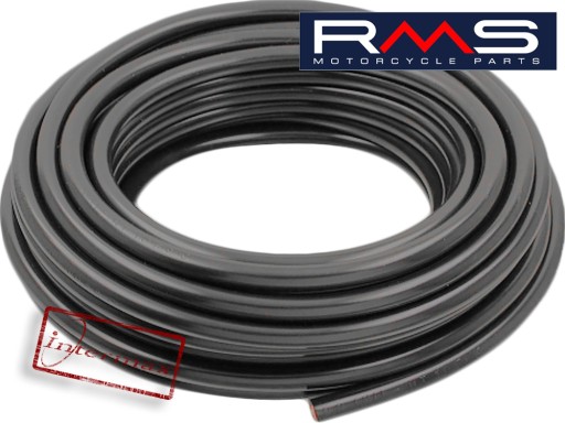 VYSOKONAPÄTOVÝ KÁBEL RMS Fi 7mm, úsek 0,5m, 50 cm. - ČIERNA