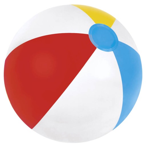 Bestway Nafukovacia farebná pruhovaná lopta pre deti a dospelých 51 cm 31021