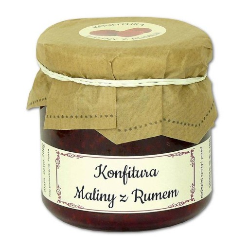 MALOVÝ DŽEM S RUMEM 40g