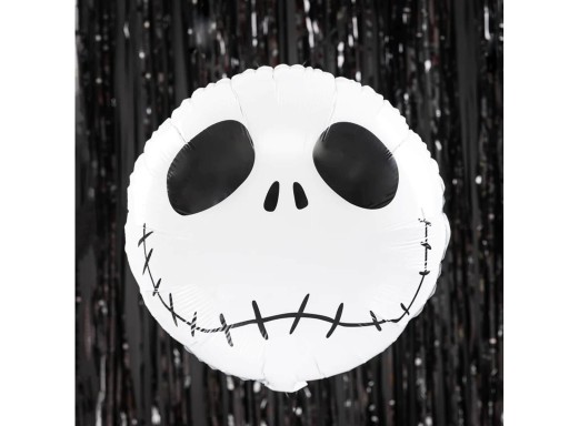 Halloweensky fóliový balón Lebka 45 cm