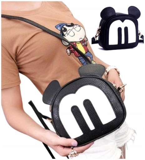 Kožená taška cez rameno MOUSE Mouse