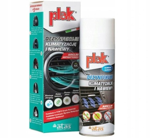 PLAK AIR CLIM 200ML ODSTRAŇOVAČ KLIMATIZÁCIÍ Pliesň